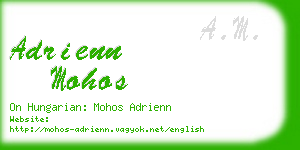 adrienn mohos business card